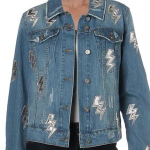 Bagatelle Lightening Bolt Jean Jacket